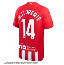 Moški Atletico Madrid Marcos Llorente #14 Replika nogometni dresi Domači 2023-24 Kratek Rokav