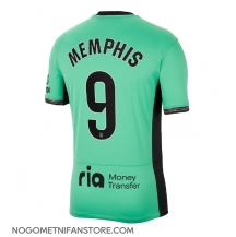 Moški Atletico Madrid Memphis Depay #9 Replika nogometni dresi Tretji 2023-24 Kratek Rokav