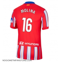 Moški Atletico Madrid Nahuel Molina #16 Replika nogometni dresi Domači 2024-25 Kratek Rokav