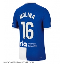 Moški Atletico Madrid Nahuel Molina #16 Replika nogometni dresi Gostujoči 2023-24 Kratek Rokav