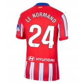 Moški Atletico Madrid Robin Le Normand #24 Replika nogometni dresi Domači 2024-25 Kratek Rokav