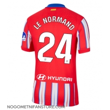 Moški Atletico Madrid Robin Le Normand #24 Replika nogometni dresi Domači 2024-25 Kratek Rokav