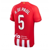 Moški Atletico Madrid Rodrigo De Paul #5 Replika nogometni dresi Domači 2023-24 Kratek Rokav