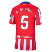 Moški Atletico Madrid Rodrigo De Paul #5 Replika nogometni dresi Domači 2024-25 Kratek Rokav