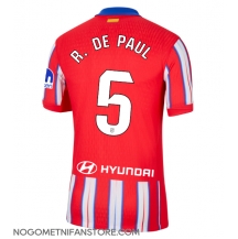 Moški Atletico Madrid Rodrigo De Paul #5 Replika nogometni dresi Domači 2024-25 Kratek Rokav