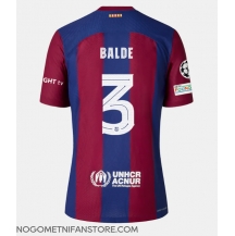 Moški Barcelona Alejandro Balde #3 Replika nogometni dresi Domači 2023-24 Kratek Rokav