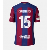 Moški Barcelona Andreas Christensen #15 Replika nogometni dresi Domači 2023-24 Kratek Rokav