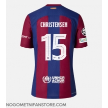 Moški Barcelona Andreas Christensen #15 Replika nogometni dresi Domači 2023-24 Kratek Rokav