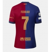 Moški Barcelona Ferran Torres #7 Replika nogometni dresi Domači 2024-25 Kratek Rokav