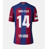 Moški Barcelona Joao Felix #14 Replika nogometni dresi Domači 2023-24 Kratek Rokav