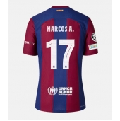 Moški Barcelona Marcos Alonso #17 Replika nogometni dresi Domači 2023-24 Kratek Rokav