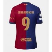 Moški Barcelona Robert Lewandowski #9 Replika nogometni dresi Domači 2024-25 Kratek Rokav