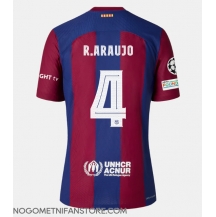 Moški Barcelona Ronald Araujo #4 Replika nogometni dresi Domači 2023-24 Kratek Rokav