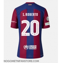 Moški Barcelona Sergi Roberto #20 Replika nogometni dresi Domači 2023-24 Kratek Rokav