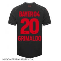 Moški Bayer Leverkusen Alejandro Grimaldo #20 Replika nogometni dresi Domači 2023-24 Kratek Rokav