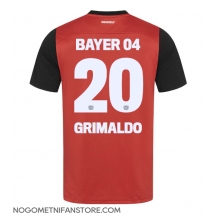 Moški Bayer Leverkusen Alejandro Grimaldo #20 Replika nogometni dresi Domači 2024-25 Kratek Rokav