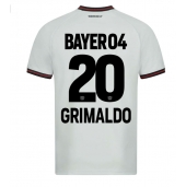 Moški Bayer Leverkusen Alejandro Grimaldo #20 Replika nogometni dresi Gostujoči 2023-24 Kratek Rokav