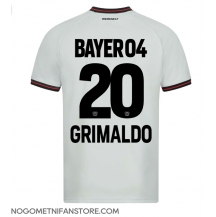 Moški Bayer Leverkusen Alejandro Grimaldo #20 Replika nogometni dresi Gostujoči 2023-24 Kratek Rokav