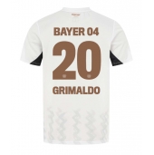 Moški Bayer Leverkusen Alejandro Grimaldo #20 Replika nogometni dresi Gostujoči 2024-25 Kratek Rokav