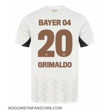 Moški Bayer Leverkusen Alejandro Grimaldo #20 Replika nogometni dresi Gostujoči 2024-25 Kratek Rokav