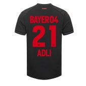 Moški Bayer Leverkusen Amine Adli #21 Replika nogometni dresi Domači 2023-24 Kratek Rokav