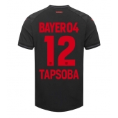 Moški Bayer Leverkusen Edmond Tapsoba #12 Replika nogometni dresi Domači 2023-24 Kratek Rokav