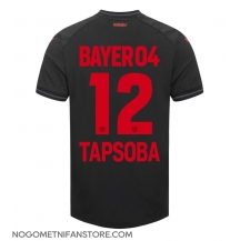 Moški Bayer Leverkusen Edmond Tapsoba #12 Replika nogometni dresi Domači 2023-24 Kratek Rokav