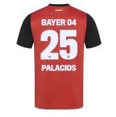 Moški Bayer Leverkusen Exequiel Palacios #25 Replika nogometni dresi Domači 2024-25 Kratek Rokav