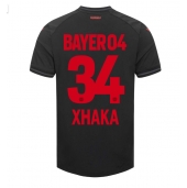 Moški Bayer Leverkusen Granit Xhaka #34 Replika nogometni dresi Domači 2023-24 Kratek Rokav