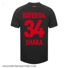 Moški Bayer Leverkusen Granit Xhaka #34 Replika nogometni dresi Domači 2023-24 Kratek Rokav