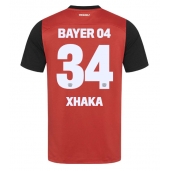 Moški Bayer Leverkusen Granit Xhaka #34 Replika nogometni dresi Domači 2024-25 Kratek Rokav