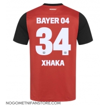 Moški Bayer Leverkusen Granit Xhaka #34 Replika nogometni dresi Domači 2024-25 Kratek Rokav