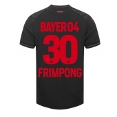 Moški Bayer Leverkusen Jeremie Frimpong #30 Replika nogometni dresi Domači 2023-24 Kratek Rokav