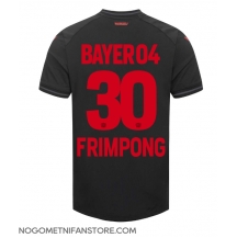 Moški Bayer Leverkusen Jeremie Frimpong #30 Replika nogometni dresi Domači 2023-24 Kratek Rokav