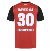 Moški Bayer Leverkusen Jeremie Frimpong #30 Replika nogometni dresi Domači 2024-25 Kratek Rokav