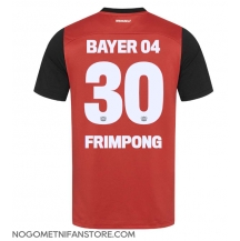 Moški Bayer Leverkusen Jeremie Frimpong #30 Replika nogometni dresi Domači 2024-25 Kratek Rokav