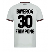 Moški Bayer Leverkusen Jeremie Frimpong #30 Replika nogometni dresi Gostujoči 2023-24 Kratek Rokav