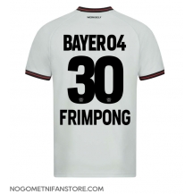 Moški Bayer Leverkusen Jeremie Frimpong #30 Replika nogometni dresi Gostujoči 2023-24 Kratek Rokav