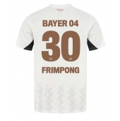 Moški Bayer Leverkusen Jeremie Frimpong #30 Replika nogometni dresi Gostujoči 2024-25 Kratek Rokav