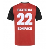 Moški Bayer Leverkusen Victor Boniface #22 Replika nogometni dresi Domači 2024-25 Kratek Rokav