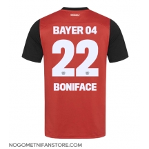 Moški Bayer Leverkusen Victor Boniface #22 Replika nogometni dresi Domači 2024-25 Kratek Rokav