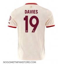 Moški Bayern Munich Alphonso Davies #19 Replika nogometni dresi Tretji 2024-25 Kratek Rokav