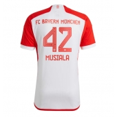 Moški Bayern Munich Jamal Musiala #42 Replika nogometni dresi Domači 2023-24 Kratek Rokav