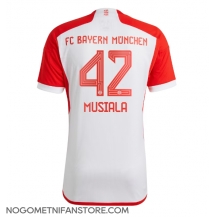 Moški Bayern Munich Jamal Musiala #42 Replika nogometni dresi Domači 2023-24 Kratek Rokav