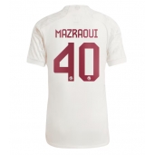 Moški Bayern Munich Noussair Mazraoui #40 Replika nogometni dresi Tretji 2023-24 Kratek Rokav