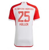 Moški Bayern Munich Thomas Muller #25 Replika nogometni dresi Domači 2023-24 Kratek Rokav