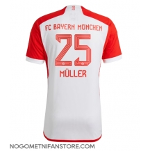 Moški Bayern Munich Thomas Muller #25 Replika nogometni dresi Domači 2023-24 Kratek Rokav