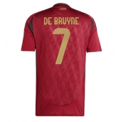 Moški Belgija Kevin De Bruyne #7 Replika nogometni dresi Domači EP 2024 Kratek Rokav