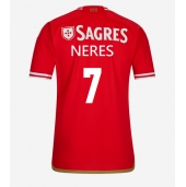 Moški Benfica David Neres #7 Replika nogometni dresi Domači 2023-24 Kratek Rokav