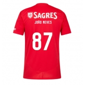 Moški Benfica Joao Neves #87 Replika nogometni dresi Domači 2024-25 Kratek Rokav